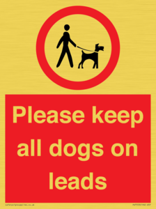 Please keep all dogs on leads